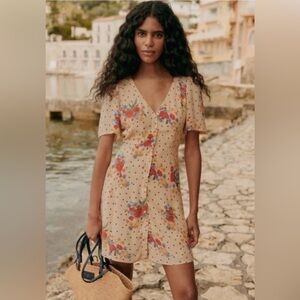 Sezane Lily Dress in Poppy - Size 42 (fits like US 10)